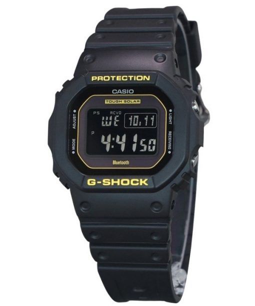 Casio G-Shock Attention Jaune Digital Mobile Link Bracelet en résine Solaire GW-B5600CY-1 200M Montre pour homme