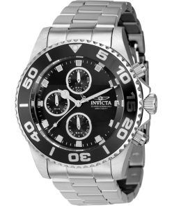 Montre pour homme Invicta Pro Diver chronographe cadran noir Quartz Diver&#39,s 43405 200M