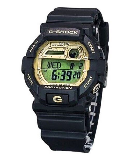 Montre pour homme Casio G-Shock 10e anniversaire avec bracelet en résine numérique et cadran doré à quartz GD-350GB-1 200M