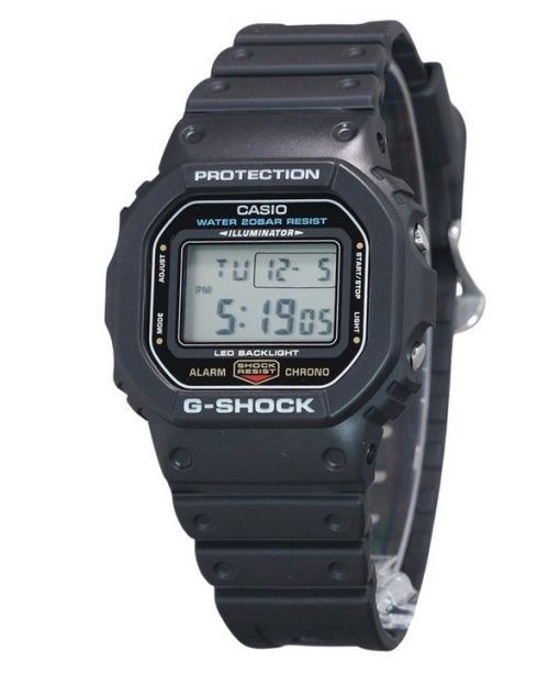 Montre pour homme Casio G-Shock avec bracelet en résine numérique Quartz DW-5600UE-1 200M