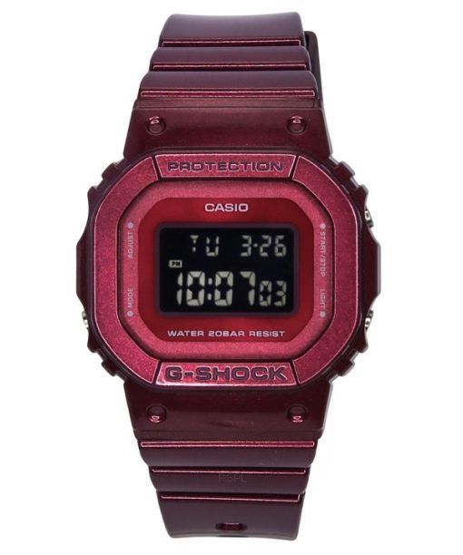 Montre pour femme Casio G-Shock avec bracelet en résine numérique Quartz GMD-S5600RB-4 200M